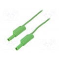 VSFK6000/2.5/150/GN; Test lead; 32A; 4mm banana plug-4mm banana plug; Len: 1.5m; green; SCHÜTZINGER