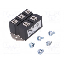 VUO62-12NO7; Three-phase bridge rectifier; Urmax: 1.2kV; If: 60A; Ifsm: 550A; IXYS