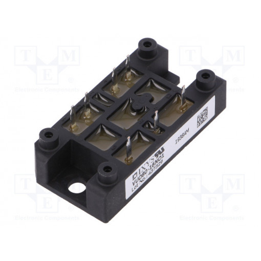 VUO80-16NO1; Three-phase bridge rectifier; Urmax: 1.6kV; If: 80A; Ifsm: 600A; IXYS