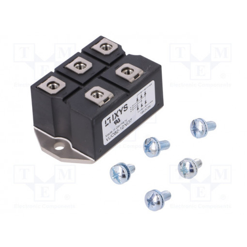 VUO82-12NO7; Three-phase bridge rectifier; Urmax: 1.2kV; If: 90A; Ifsm: 750A; IXYS