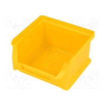 ; Container: workshop; yellow; plastic; H: 60mm; W: 102mm; D: 100mm; ALLIT AG