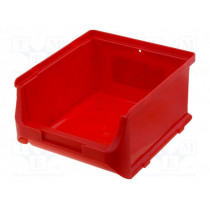 ; Container: workshop; red; plastic; H: 82mm; W: 137mm; D: 160mm; ALLIT AG