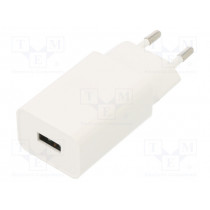 W-PRO0505W2E-USB; Power supply: switched-mode; 5VDC; 1A; Out: USB; 5W; Plug: EU; 73.7%; ESPE