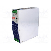 WDR-120-48; Power supply: switched-mode; 120W; 48VDC; 48÷58VDC; 2.5A; 650g; MEAN WELL WDR-120-48; Power supply: switched-mode; 120W; 48VDC; 48÷58VDC; 2.5A; 650g; MEAN WELL