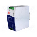 WDR-240-24; Power supply: switched-mode; 240W; 24VDC; 24÷28VDC; 10A; 1.06kg; MEAN WELL