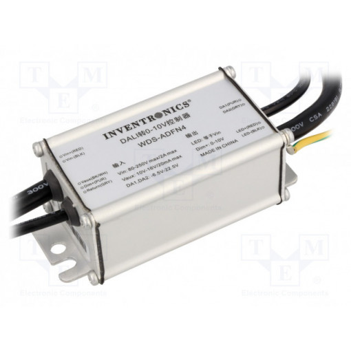 WDS-ADFN4; Power supply: DALI controller; LED; 80÷250V; IP67; 74x42.4x34mm; INVENTRONICS WDS-ADFN4; Power supply: DALI controller; LED; 80÷250V; IP67; 74x42.4x34mm; INVENTRONICS