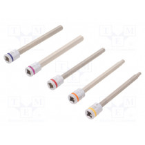 05003345001; Key set; socket spanner; Chrom-vanadium steel; Pcs: 5; WERA 05003345001; Key set; socket spanner; Chrom-vanadium steel; Pcs: 5; WERA