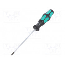 05008706001; Screwdriver; Phillips; PH0; Series: Kraftform Plus-300; WERA