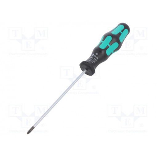 05008706001; Screwdriver; Phillips; PH0; Series: Kraftform Plus-300; WERA