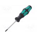 05009305001; Screwdriver; Pozidriv®; PZ0; Series: Kraftform Plus-300; WERA