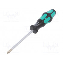 05009312001; Screwdriver; Pozidriv®; PZ1; Series: Kraftform Plus-300; WERA