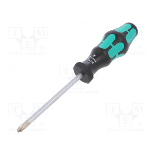05009312001; Screwdriver; Pozidriv®; PZ1; Series: Kraftform Plus-300; WERA