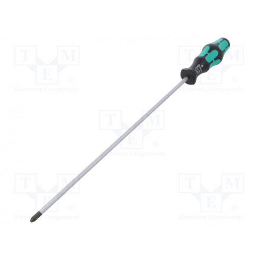 05009319001; Screwdriver; Pozidriv®; PZ2; Series: Kraftform Plus-300; WERA