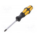 05017005001; Screwdriver; Phillips; assisted with a key; PH1; for impact; WERA