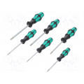 05028059001; Kit: screwdrivers; Pcs: 6; The set contains: screwdrivers hanger; WERA