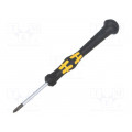 05030119001; Screwdriver; Phillips; precision; PH0; ESD; Blade length: 40mm; WERA