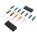 05051010001; Kit: screwdrivers; Pcs: 12; Phillips,Pozidriv®,slot; WERA