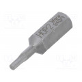 05056305001; Screwdriver bit; Allen hex key; HEX 2mm; Overall len: 25mm; WERA