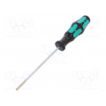 05100042001; Screwdriver; slot; 3,5x0,6mm; Series: Kraftform Lasertip; WERA