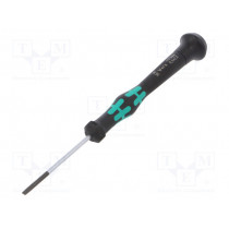 05117994001; Screwdriver; slot; precision; 2,5x0,4mm; Series: Kraftform Micro; WERA