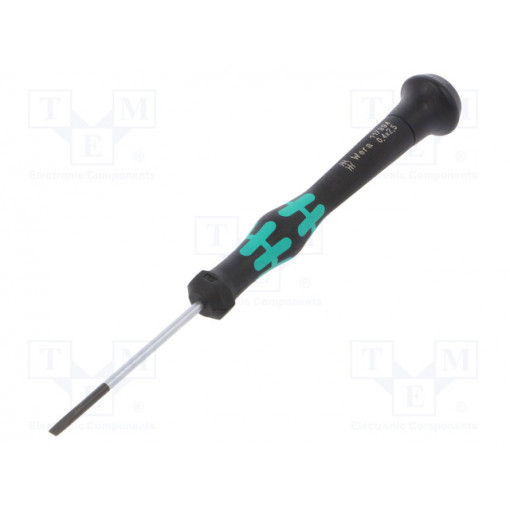 05117994001; Screwdriver; slot; precision; 2,5x0,4mm; Series: Kraftform Micro; WERA