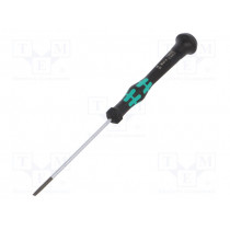 05118008001; Screwdriver; slot; precision; 2,5x0,4mm; Series: Kraftform Micro; WERA