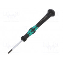 05118026001; Screwdriver; Phillips; precision; PH0; Series: Kraftform Micro; WERA