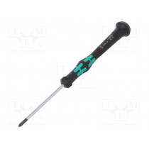 05118030001; Screwdriver; Pozidriv®; precision; PZ0; Series: Kraftform Micro; WERA