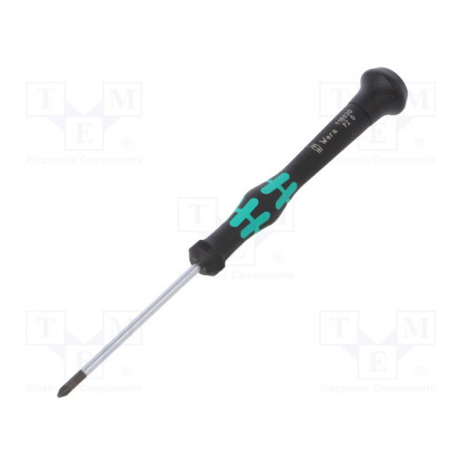 05118030001; Screwdriver; Pozidriv®; precision; PZ0; Series: Kraftform Micro; WERA