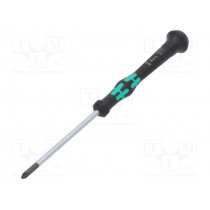 05118032001; Screwdriver; Pozidriv®; precision; PZ1; Series: Kraftform Micro; WERA