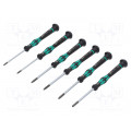05118154001; Kit: screwdrivers; Pcs: 6; The set contains: screwdrivers hanger; WERA