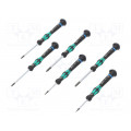 05118156001; Kit: screwdrivers; Pcs: 6; The set contains: screwdrivers hanger; WERA