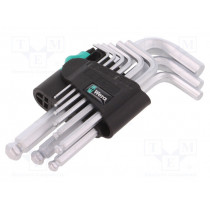 05133163001; Key set; Hex-Plus hexagon keys; Pcs: 9; WERA
