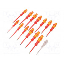 05105631001; Kit: screwdrivers; Pcs: 14; insulated; 1kVAC; WERA