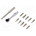 05004170001; Kit: screwdriver bits; Pcs: 12; Phillips,Torx®,Allen hex key; WERA