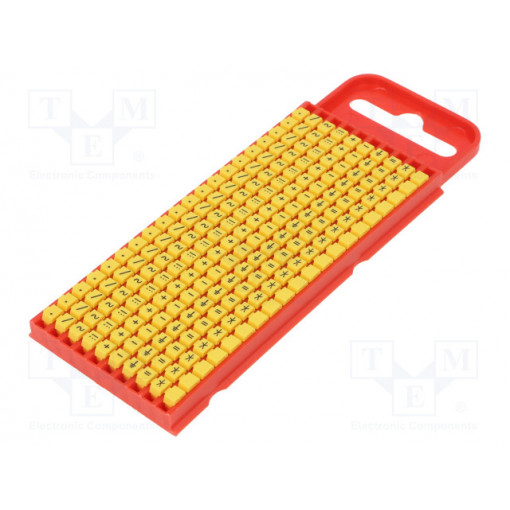 561-01004; Markers for cables and wires; Label symbol: +,-,.,/,ground; HELLERMANNTYTON