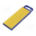 561-02124; Markers for cables and wires; Label symbol: L; 2.8÷3.8mm; yellow; HELLERMANNTYTON