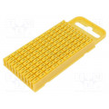 561-03614; Markers for cables and wires; Label symbol: 1; 4.3÷5.3mm; yellow; HELLERMANNTYTON