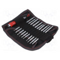 00610; Kit: screwdrivers; Pcs: 11; Phillips,Allen hex key,slot; WIHA