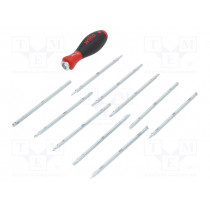 00623; Kit: screwdrivers; Pcs: 11; Series: SYSTEM 6; WIHA 00623; Kit: screwdrivers; Pcs: 11; Series: SYSTEM 6; WIHA