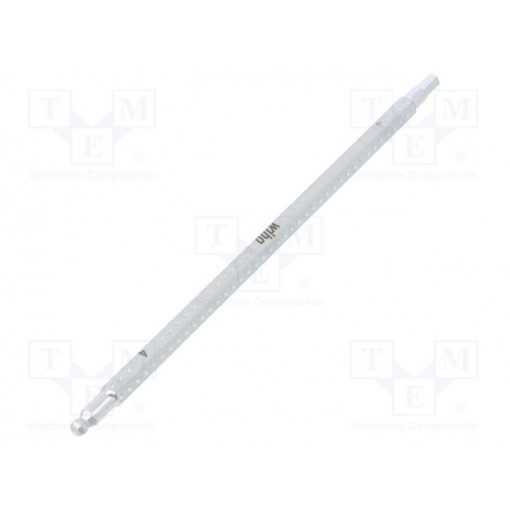 00637; Interchangeable blade; Allen hex key; HEX 4mm; Series: SYSTEM 6; WIHA 00637; Interchangeable blade; Allen hex key; HEX 4mm; Series: SYSTEM 6; WIHA