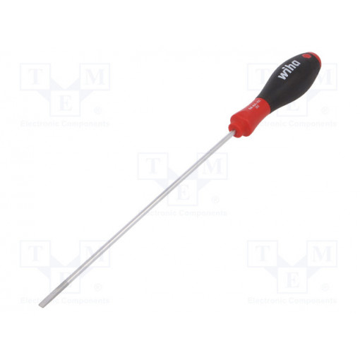 00695; Screwdriver; slot; 4,0x0,8mm; Series: SoftFinish®; WIHA