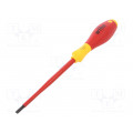 00824; Screwdriver; insulated; slot; 4,5x1,0mm; Blade length: 125mm; WIHA