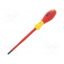 00824; Screwdriver; insulated; slot; 4,5x1,0mm; Blade length: 125mm; WIHA 00824; Screwdriver; insulated; slot; 4,5x1,0mm; Blade length: 125mm; WIHA