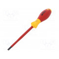 00826; Screwdriver; insulated; slot; 5,5x1,0mm; Blade length: 125mm; WIHA