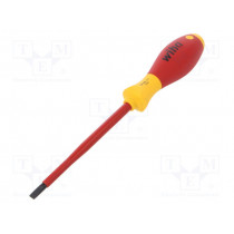 00826; Screwdriver; insulated; slot; 5,5x1,0mm; Blade length: 125mm; WIHA 00826; Screwdriver; insulated; slot; 5,5x1,0mm; Blade length: 125mm; WIHA
