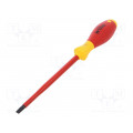 00829; Screwdriver; insulated; slot; 6,5x1,2mm; Blade length: 150mm; WIHA