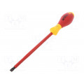 00830; Screwdriver; insulated; slot; 8,0x1,2mm; Blade length: 175mm; WIHA