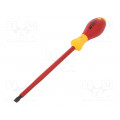 00831; Screwdriver; insulated; slot; 8,0x1,6mm; Blade length: 175mm; WIHA