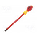 00832; Screwdriver; insulated; slot; 10,0x1,6mm; Blade length: 200mm; WIHA